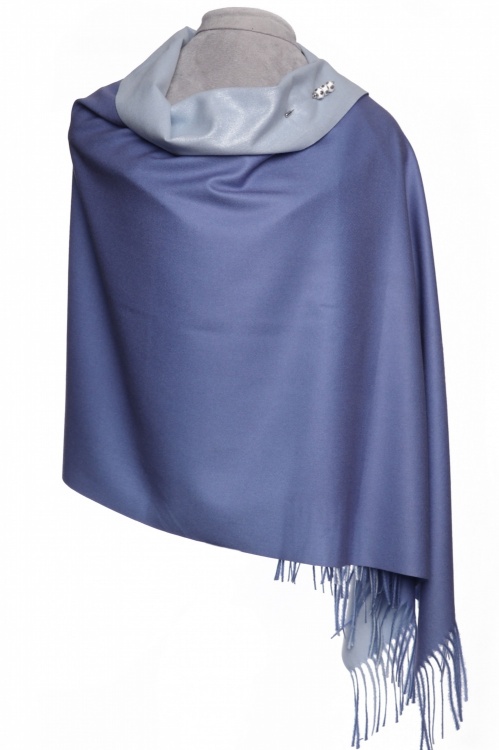 Zelly Reversable Pashmina with Cashmere